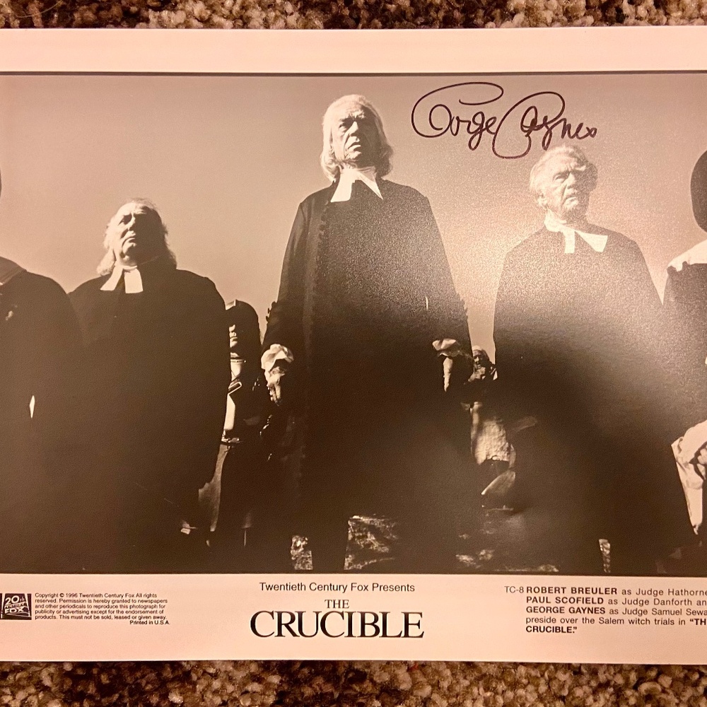 George Gayne autograph AUTHENTIC signed signature
